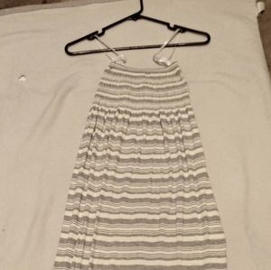 XS/SM Grey & White striped summer dress